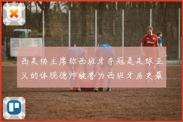 西足协主席称西班牙夺冠是足球正义的体现德帅被誉为西班牙历史最佳教练